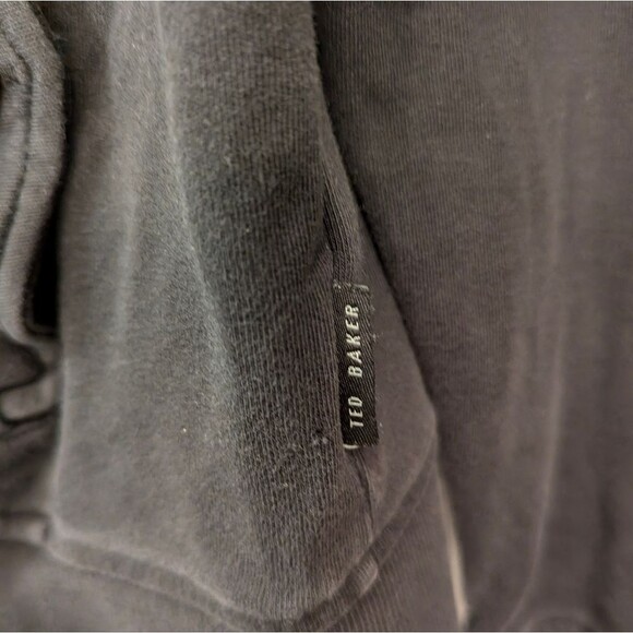 Ted Baker Jacket Mens black Size 5/XL Farfell Shawl Collar button down Cardigan - Picture 6 of 9